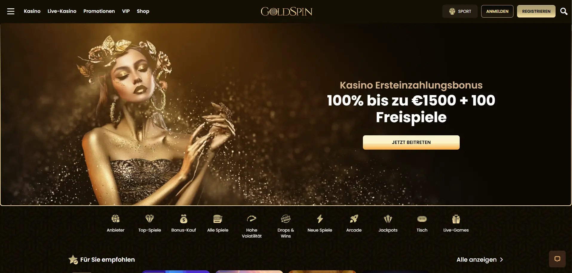 Casino Gold Spin online casinospil Danmark